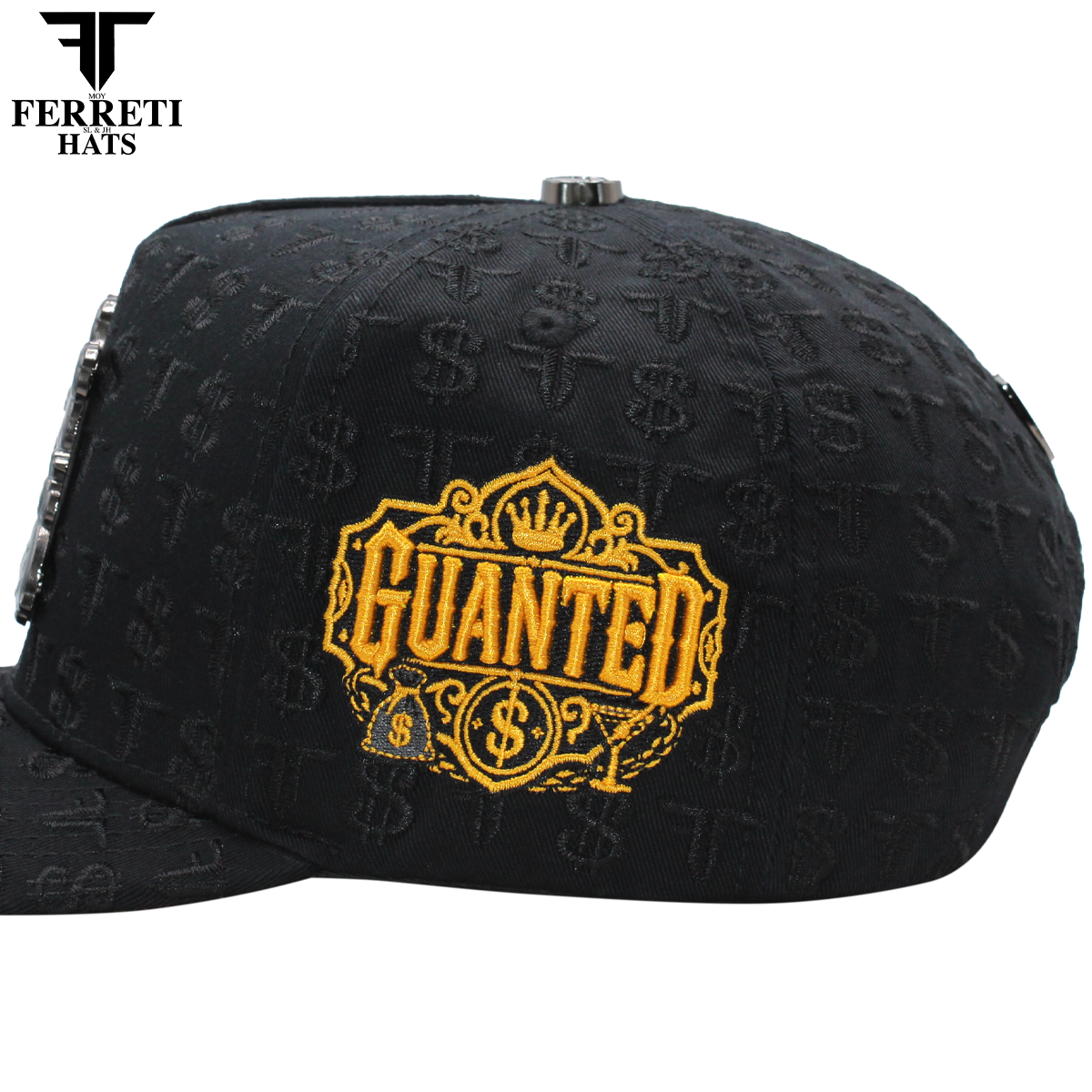 FERRETI HATS PREMIUM FT234 Bad Bears Guanted Baseball Cap For Men