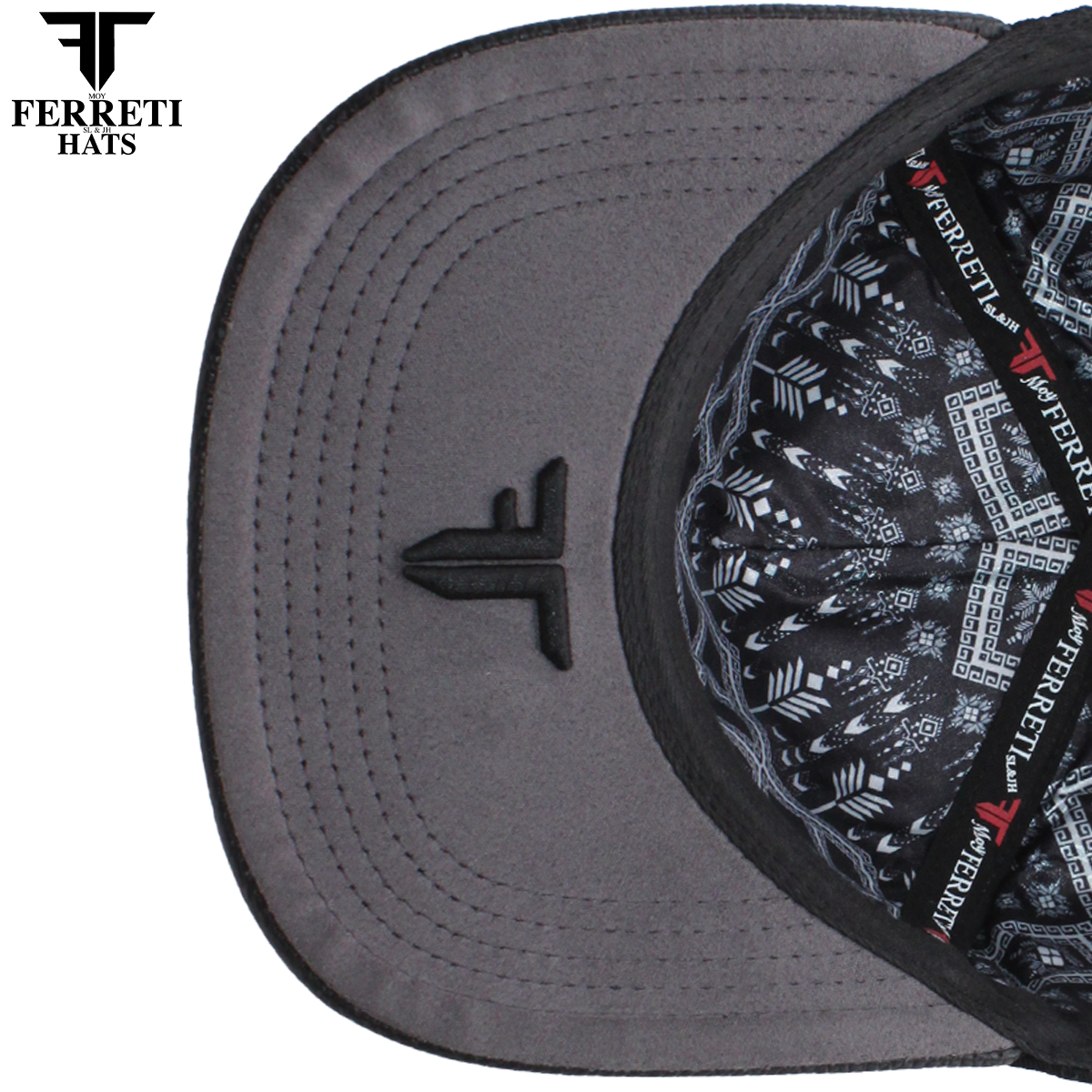 FERRETI HATS PREMIUM FT235 Dark Horse Baseball Cap For Men