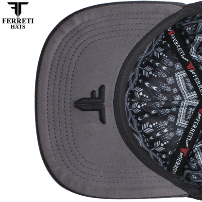FERRETI HATS PREMIUM FT235 Dark Horse Baseball Cap For Men