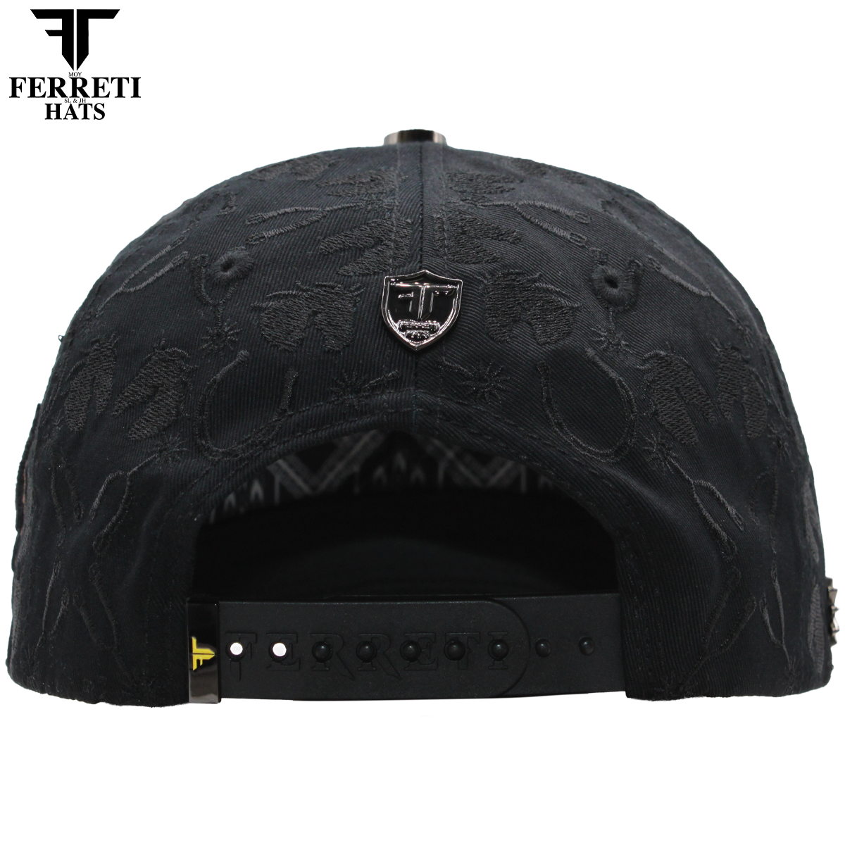 FERRETI HATS PREMIUM FT235 Dark Horse Baseball Cap For Men