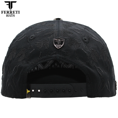 FERRETI HATS PREMIUM FT235 Dark Horse Baseball Cap For Men