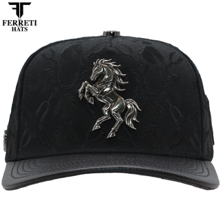 FERRETI HATS PREMIUM FT235 Dark Horse Baseball Cap For Men
