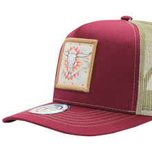 Cargar imagen en el visor de la galería, Gorra Vaquera CULIACÁN FERRETI FT46 Wine
