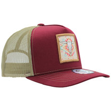 Cargar imagen en el visor de la galería, Gorra Vaquera CULIACÁN FERRETI FT46 Wine
