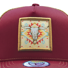Cargar imagen en el visor de la galería, Gorra Vaquera CULIACÁN FERRETI FT46 Wine
