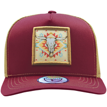 Cargar imagen en el visor de la galería, Gorra Vaquera CULIACÁN FERRETI FT46 Wine
