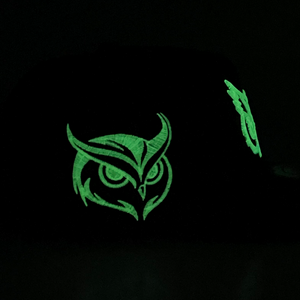 Culiacan EL Buho GLOW Negro Gorra Ferreti