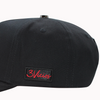 FERRETI HATS PREMIUM FT86BB Los 3 Vicios Black on Black Baseball Cap For Men