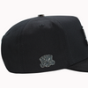 FERRETI HATS PREMIUM FT86BB Los 3 Vicios Black on Black Baseball Cap For Men