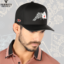 Cargar imagen en el visor de la galería, Gorra FERRETI “Full Bones Negro” FT95 PREMIUM
