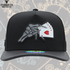 Gorra FERRETI “Full Bones Negro” FT95 PREMIUM