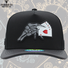Cargar imagen en el visor de la galería, Gorra FERRETI “Full Bones Negro” FT95 PREMIUM
