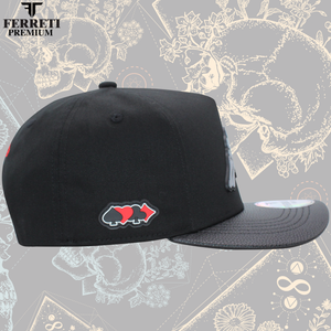 Gorra FERRETI “Full Bones Negro” FT95 PREMIUM