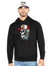 FERRETI HATS Cotton Hoodie Calavera with Iconic Skull Design