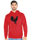 FERRETI HATS Cotton Hoodie Gallo with Iconic Rooster Design