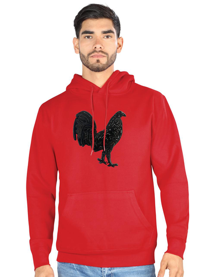 FERRETI HATS Cotton Hoodie Rooster with Iconic Rooster Design