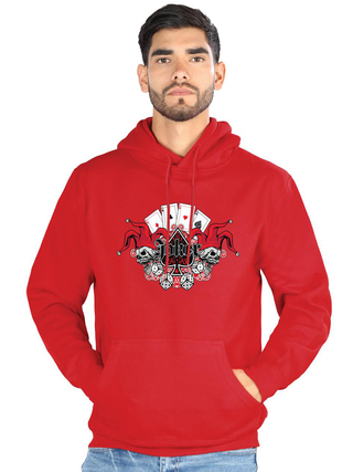 FERRETI HATS Cotton Hoodie Joker with Iconic Joker Design