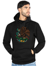 FERRETI HATS Cotton Hoodie Mexico with Iconic Eagle Design