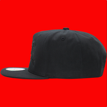 Cargar imagen en el visor de la galería, Culiacan La Pantera Bordado Negro FT68 Gorra Ferreti Vicera Plana
