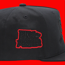 Cargar imagen en el visor de la galería, Culiacan La Pantera Bordado Negro FT68 Gorra Ferreti Vicera Plana
