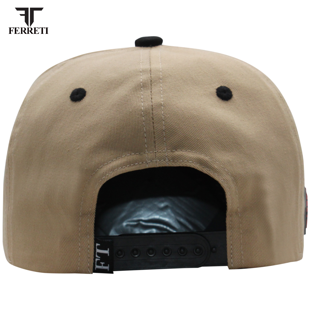 FERRETI HATS PREMIUM FT01 Khaky Baseball Cap For Men La Pantera PVC