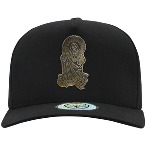 Gorra Negra Culiacán San Juditas FT39  con patch color oro