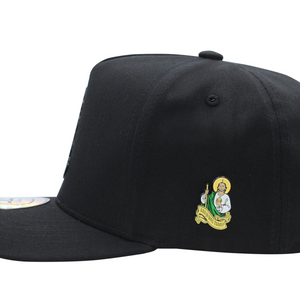 Gorra Negra Culiacán San Juditas FT39  con pin lateral