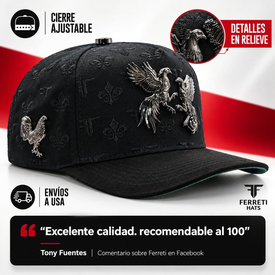 FERRETI HATS PREMIUM FT180 Gallos Baseball Cap For Men