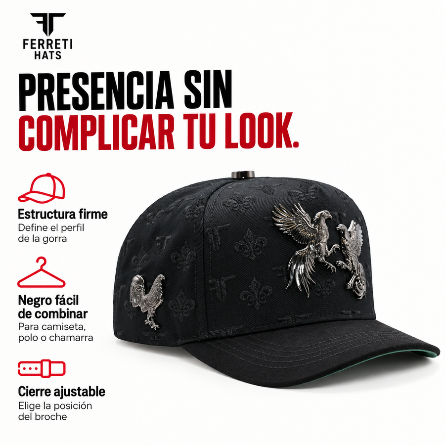FERRETI HATS PREMIUM FT180 Gallos Baseball Cap For Men