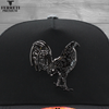Ferreti Hats PREMIUM FT83M black Mr. Gallo Gorra con Maya