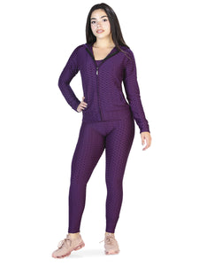 Set Sport Anticelulitis de Chamarra, Pantalón y Blusa ESTILO 31181