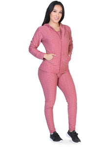 Set Sport Anticelulitis de Chamarra, Pantalón y Blusa ESTILO 3509