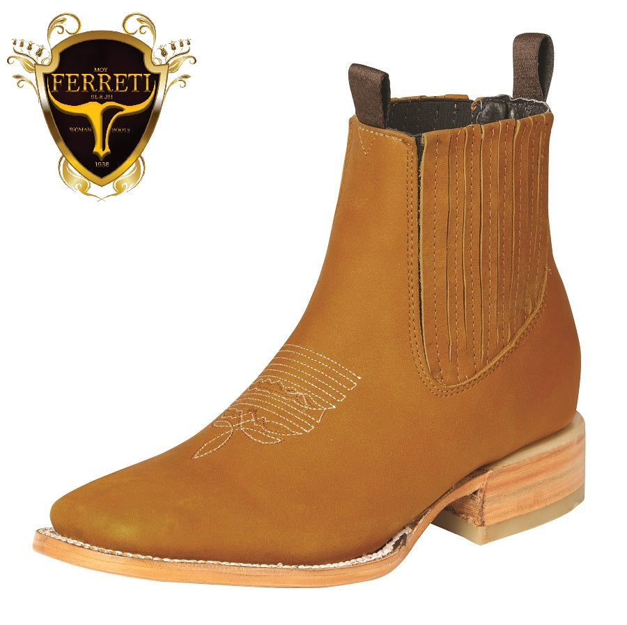 Botin Vaquero para Dama Original Horma Bulldog E11-1001 Mango