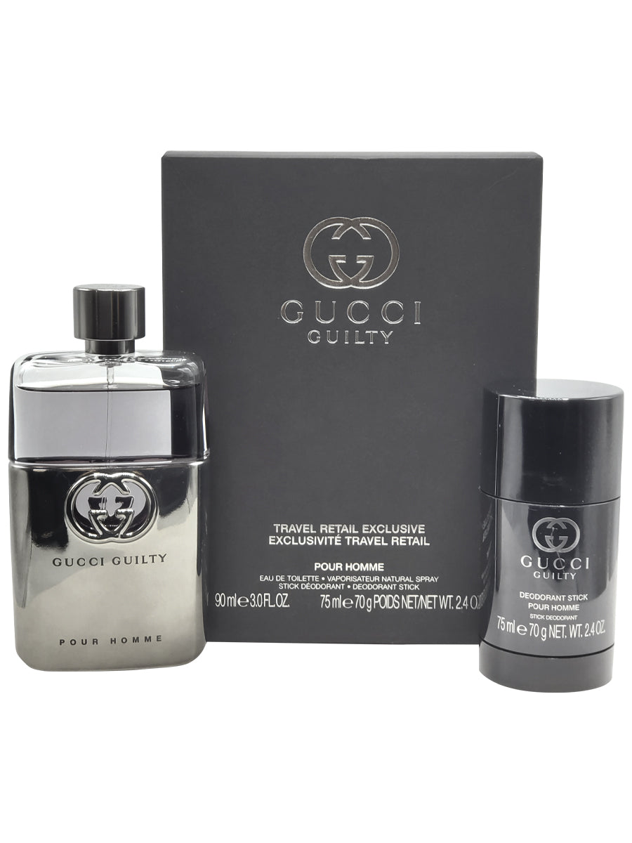 Set para Caballero Gucci * Set Gucci Guilty Men 3.0 Oz EDT Spray