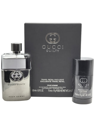 Set para Caballero Gucci * Set Gucci Guilty Men 3.0 Oz EDT Spray