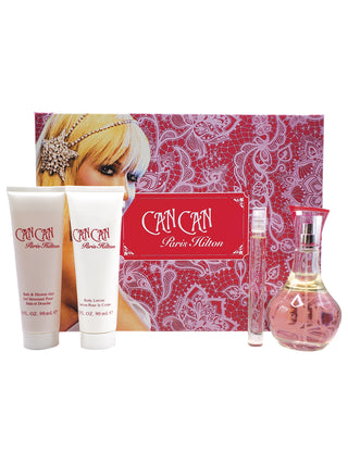 Set para Dama Paris Hilton * Set Can Can 3.4 Oz EDP Spray