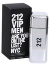Perfume para Caballero CAROLINA HERRERA * 212 VIP MEN 3.4 OZ EDT SPRAY