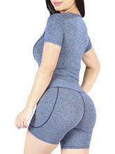 Cargar imagen en el visor de la galería, Set Sport de Blusa y Bermuda ESTILO ST2151
