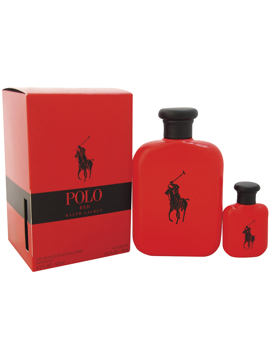 Set para Caballero RALPH LAUREN * SET POLO RED MEN 4.2 OZ EDT SPRAY