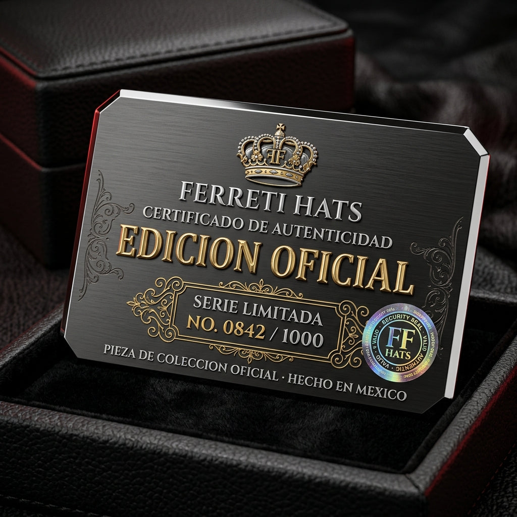 Certificado Oficial de Autenticidad Ferreti Hats